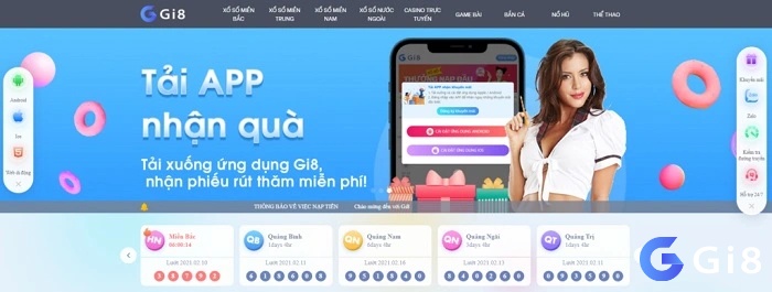 Nhanh tay tải app để nhận quà cùng Gi8