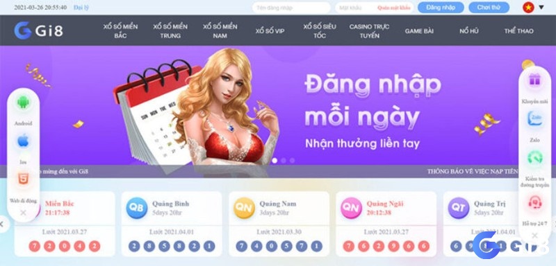 Nhà cái Gi8.site là lựa chọn hàng đầu của cao thủ lô đề online