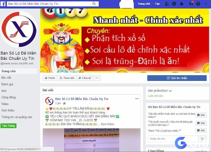 Nhóm đánh lô đề được lập trên FB