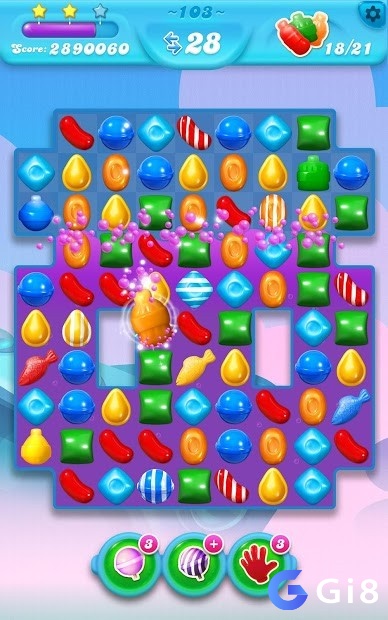 Game Candy Crush Soda Saga có đồ họa đẹp mắt nổi bật