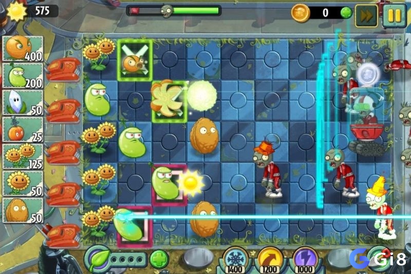  Plants vs Zombies 2 có đồ họa 2D với phong cách thiết kế ngộ nghĩnh