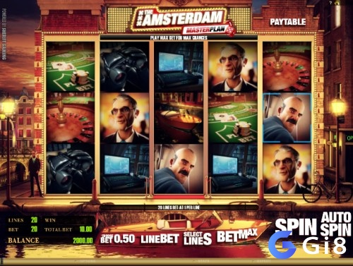 Amsterdam Masterplan slot được phát hành bởi StakeLogic