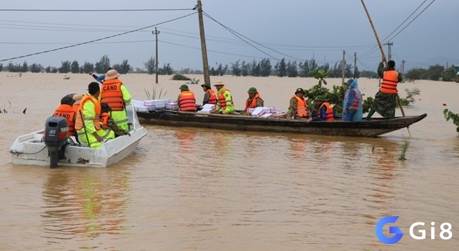 Chiêm bao thấy nước dâng cao và con số trúng lớn 