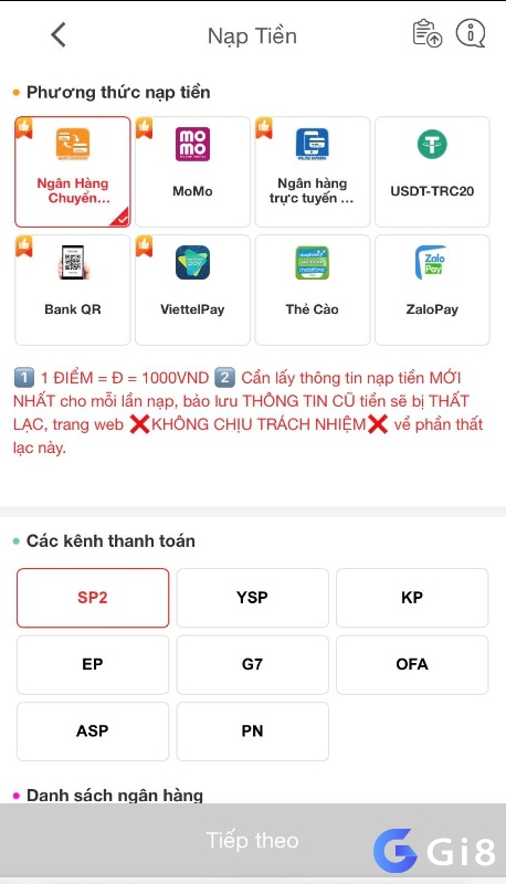 Quy trình nạp và rút tiền tại web cược có tốc độ nhanh chóng