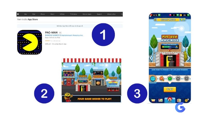 Tải PAC-MAN cho IOS rất nhanh chóng