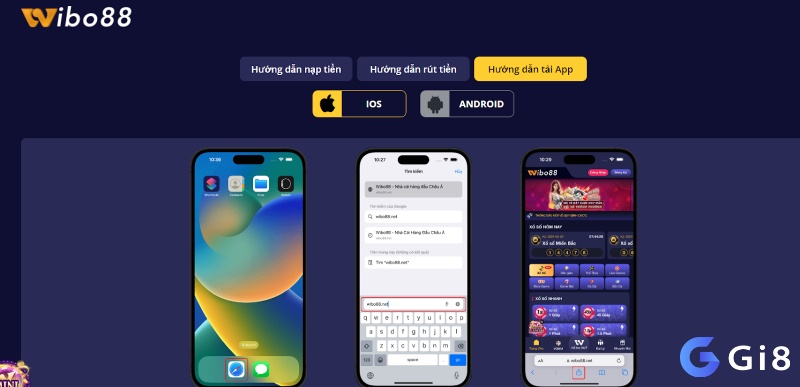 Hướng dẫn tải Wibo88 trên điện thoại được thông tin rất chi tiết