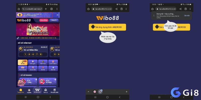 Tải Wibo88 trên Android không quá phức tạp