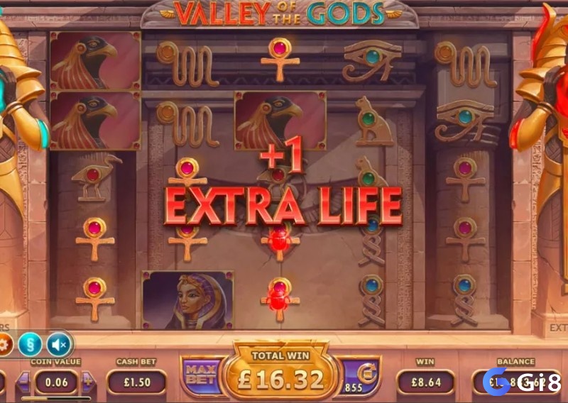 Bạn sẽ được nhận thêm các extra life sau các vòng quay không thắng